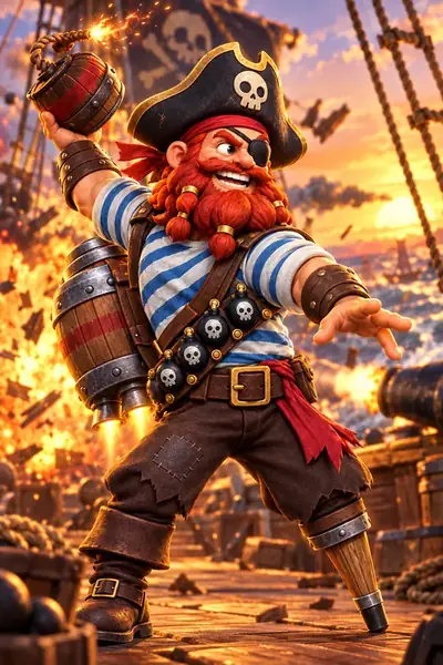 Captain Kaboom, Legend hero